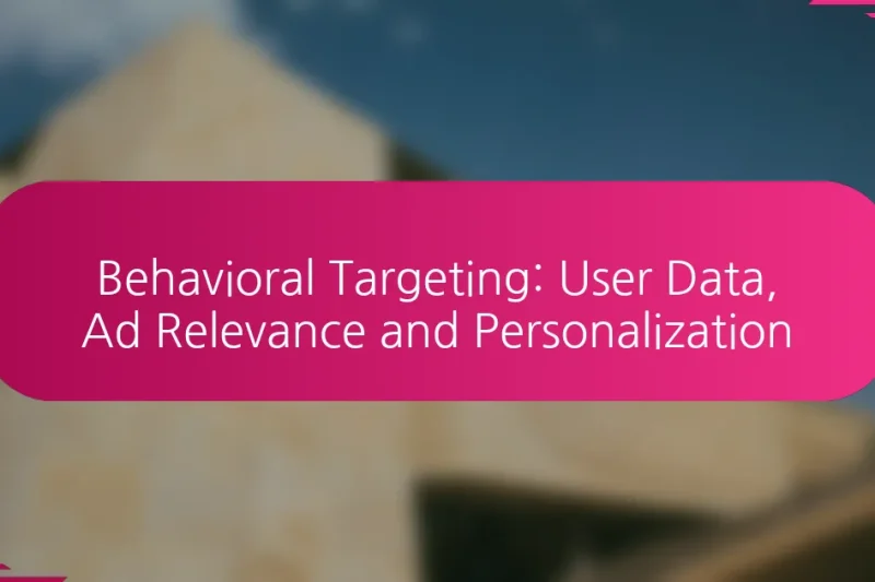 行为定位：用户数据、广告相关性与个性化