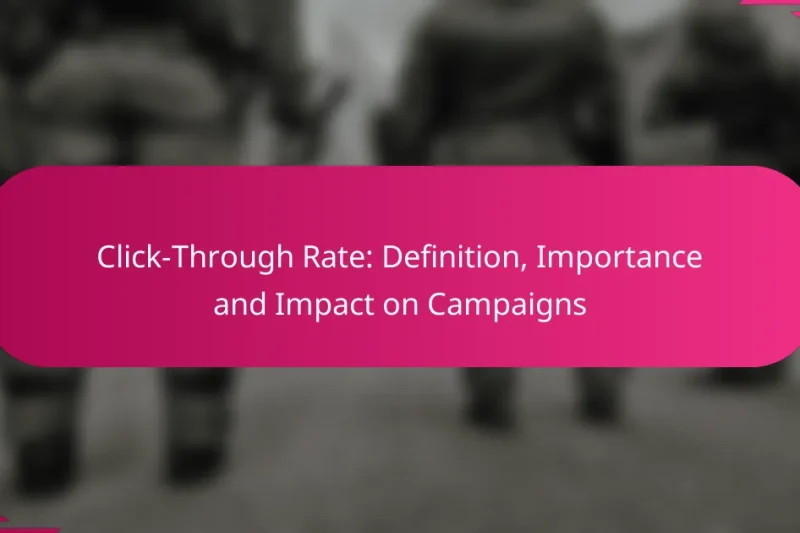 点击率：定义、重要性及其对活动的影响