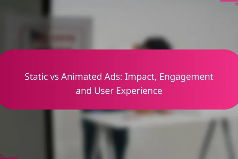 静态与动画广告：影响、参与度与用户体验
